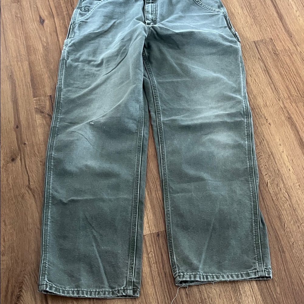 Carhartt Men's Green Relaxed Jeans